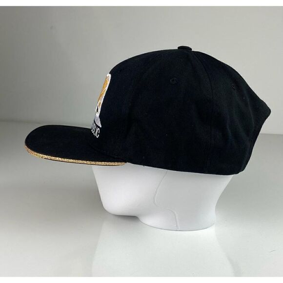 Pit Bull California Republic SnapBack Trucker Hat Black Yellow White Bear Star - Picture 4 of 8